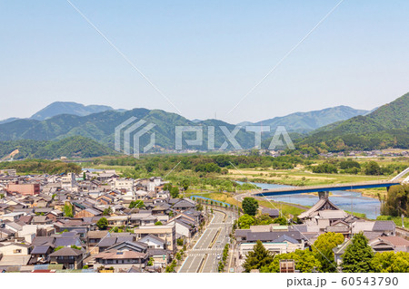 福知山城天守閣から見た街並 60543790