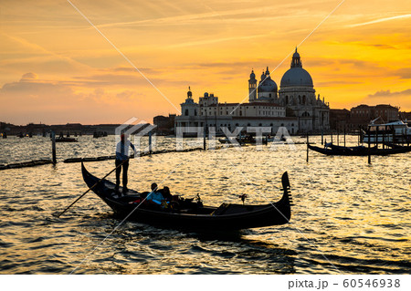 Grand Canal and Basilica Santa Maria della Salute, Venice, Italy. Grand Canal and Basilica Santa Maria della Salute, Venice, Italy. 60546938