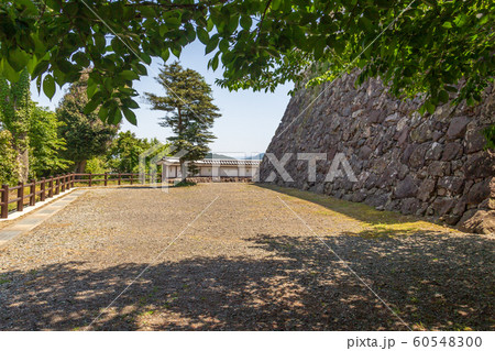 本丸の高石垣 福知山城 京都福知山市 60548300