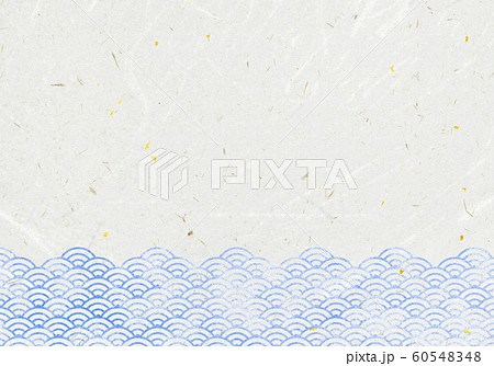 背景 青海波 波 海 伝統 模様 和風 和柄 図案 壁紙 素材 テクスチャー 青 ブルーのイラスト素材