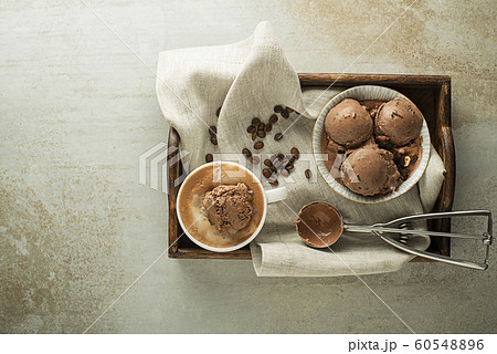 Coffee ice cream Coffee ice cream 60548896