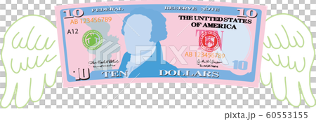 錢美元鈔票美國浪費債務 60553155
