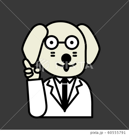 イヌ_教養ビジネス医療教育系のイラストです 60555791