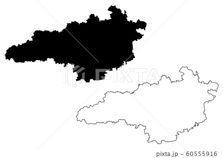 Kirovohrad Oblast map vector.... 60555916