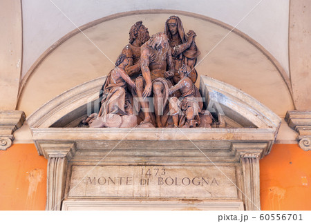 Door ancient decoration in Bologna, Italy 60556701