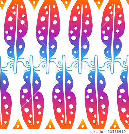 vector colorful feathers seamless pattern vector colorful feathers seamless pattern 60556919