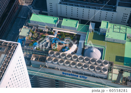 日本の東京都市景観 サンシャインシティなどを望む 日本の東京都市景観 サンシャインシティなどを望む 60558281