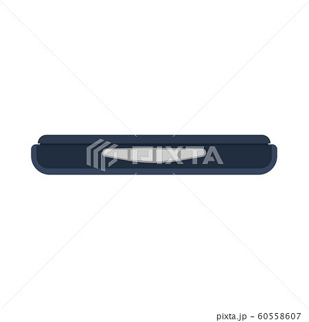Scanner front view vector icon digital flat device 60558607