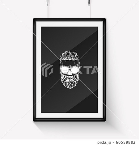 Sketch angry skull line art Sketch angry skull line art 60559982