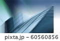Abstract business modern city urban futuristic architecture background, motion blur, reflection in glass of high rise skyscraper facade, toned blue picture with bokeh. Real estate concept 60560856