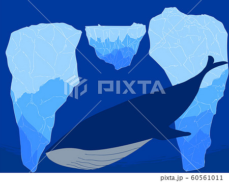 氷山 潜在意識と顕在意識のイメージでのイラスト素材 60561011 Pixta