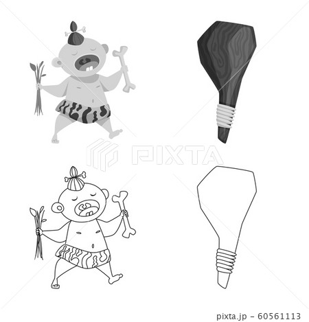 Vector illustration of evolution and prehistory logo. Set of evolution and development vector icon for stock. Vector illustration of evolution and prehistory logo. Set of evolution and development vector icon for stock. 60561113