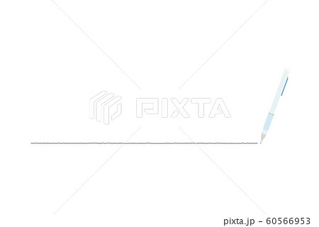 シャーペンで線を引くのイラスト素材