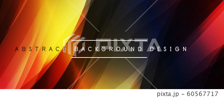 Dynamic trendy simple fluid color gradient abstract background with line effects. Vector Illustration For Wallpaper, Banner, Background, Card, Book Illustration, landing page 60567717