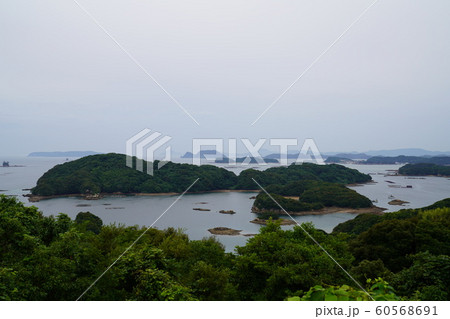 九十九島の風景　石岳展望台から 60568691