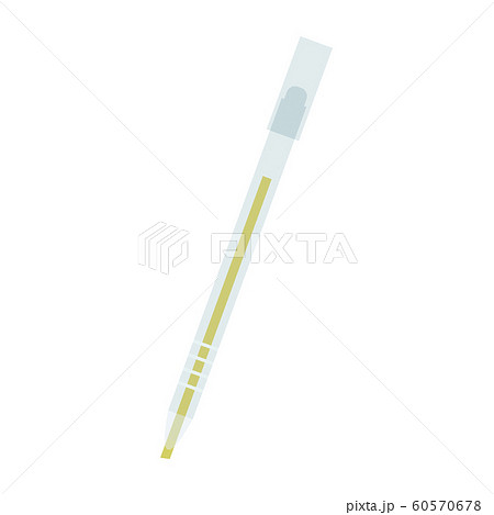 シンプルな蛍光ペン 黄色 のイラスト素材
