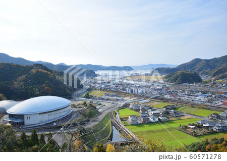 佐敷城跡から見る野坂の浦風景 60571278
