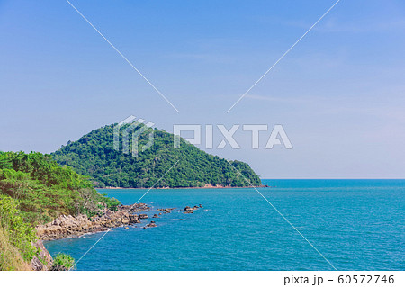Beautiful scenery at Nang Phaya Hill Scenic Point in Chanthaburi, Thailand. 60572746