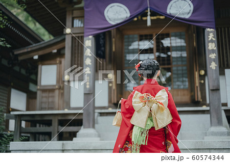 女の子　七五三　ポートレート　撮影協力：高幡不動尊 60574344
