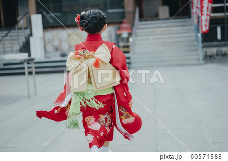 女の子　七五三　撮影協力：高幡不動尊 60574383