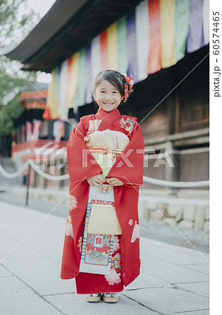女の子　七五三　ポートレート　撮影協力：高幡不動尊 60574465