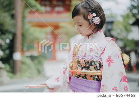 女の子 七五三 撮影協力:高幡不動尊 女の子 七五三 撮影協力:高幡不動尊 60574468