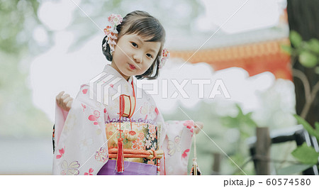 女の子 七五三 ポートレート 撮影協力:高幡不動尊 女の子 七五三 ポートレート 撮影協力:高幡不動尊 60574580