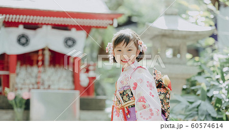 女の子 七五三 ポートレート 撮影協力:高幡不動尊 女の子 七五三 ポートレート 撮影協力:高幡不動尊 60574614