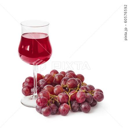 Wine glass and grapes Wine glass and grapes 60576592