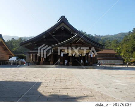出雲大社 拝殿 島根県 出雲市 写真 60576857