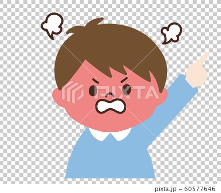 angry boy face clipart