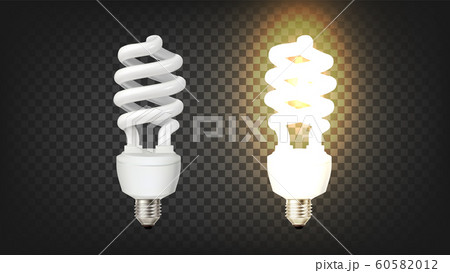 Compact Fluorescent Lamp Corkscrew Type Vector 60582012