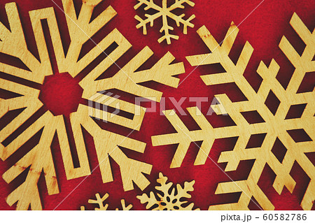Winter holiday background with handmade wooden Winter holiday background with handmade wooden 60582786