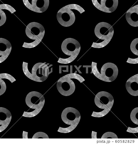 Seamless pattern with numbers 60582829