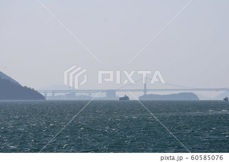 高松から宇野へ向かう宇高フェリーからの眺め10 60585076