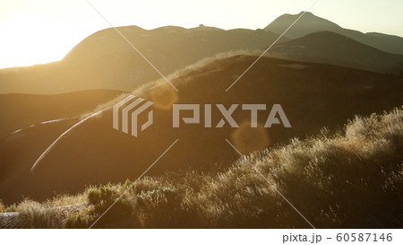 Sunset over the Valley Fields 60587146