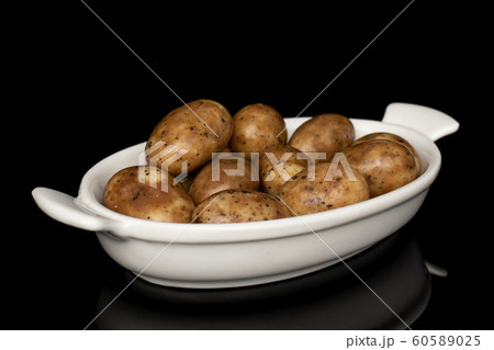 Tiramisu almond nut isolated on black glass Tiramisu almond nut isolated on black glass 60589025
