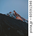 Mountain peaks in Chamonix-Mont-Blanc. France. French alps, beautiful trees. National park. 60591346