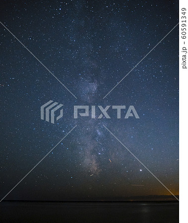 Space photography above Cap Canaiile near Cassis, France. Cote D Azur region. Mediterranean sea 60591349