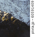 Mountain peaks in Chamonix-Mont-Blanc. France. French alps, beautiful trees. National park. 60591409