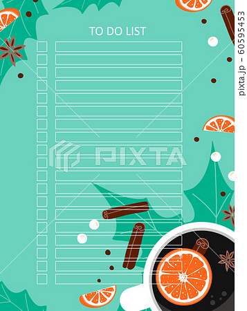 Printable A4 cute business to do list 60595453