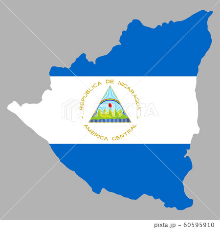 Nicaragua Map Flag Vector illustration Eps 10 Nicaragua Map Flag Vector illustration Eps 10 60595910
