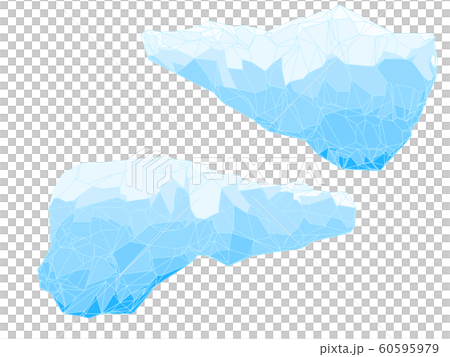 氷山のイラスト素材