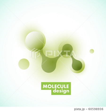 Creative molecule or atom connect design with...のイラスト素材 [60598936] - PIXTA