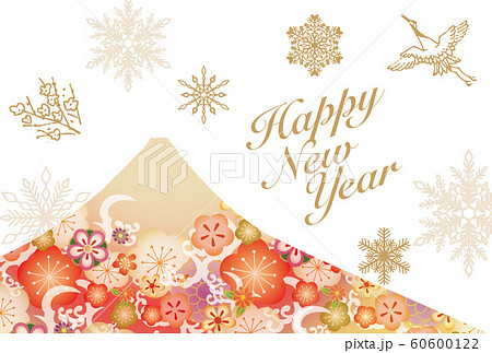 新年の富士山素材 60600122