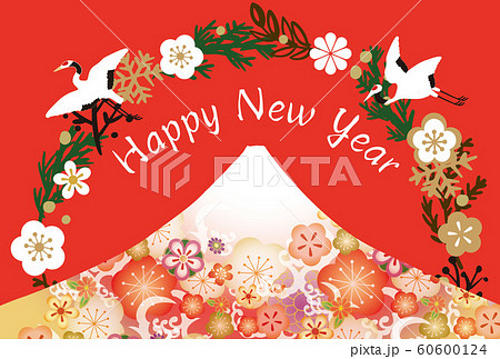 新年の富士山素材 60600124