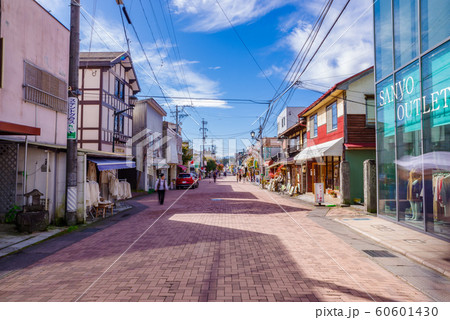 軽井沢の街並み【長野県】 60601430