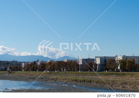 平山橋から見た富士山(東京都日野市) 平山橋から見た富士山(東京都日野市) 60601870