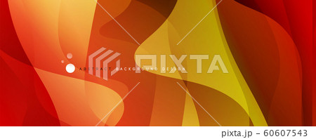 Trendy simple fluid color gradient abstract background with dynamic wave line effect. Vector Illustration For Wallpaper, Banner, Background, Card, Book Illustration, landing page 60607543
