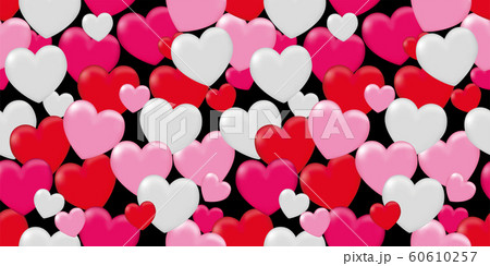 ハートのパターン シームレス ハートのパターン シームレス 60610257